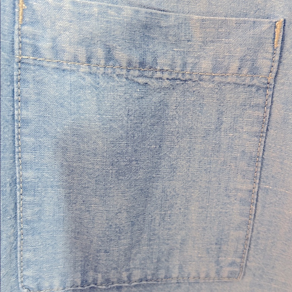 GAP Light Blue Denim Shirt Dress - Picture 5 of 6